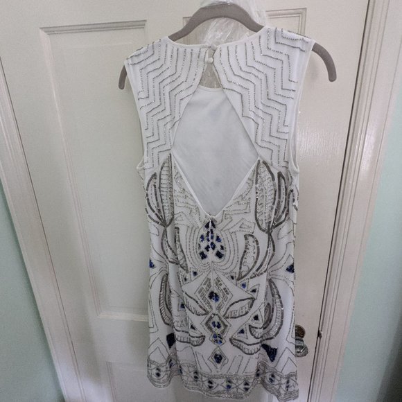 Frock & Frill Sequin Beaded Dress UK 12 US 10 - Picture 4 of 4